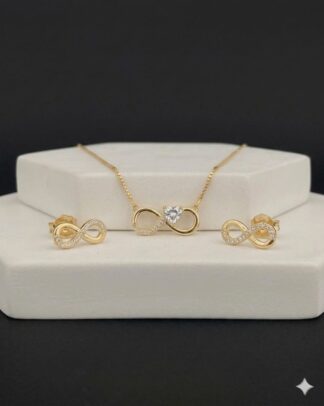 Conjunto de colar e brinco