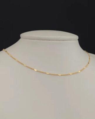 Gargantilha Corações Minimalistas Banhado a Ouro 18k