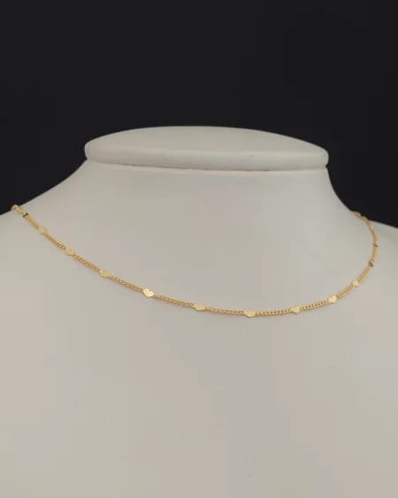 Gargantilha Corações Minimalistas Banhado a Ouro 18k