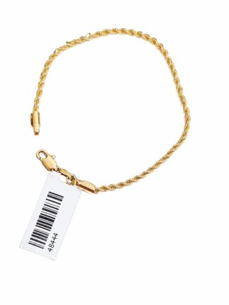 Pulseira Cordão Baiano Banho a Ouro 18k